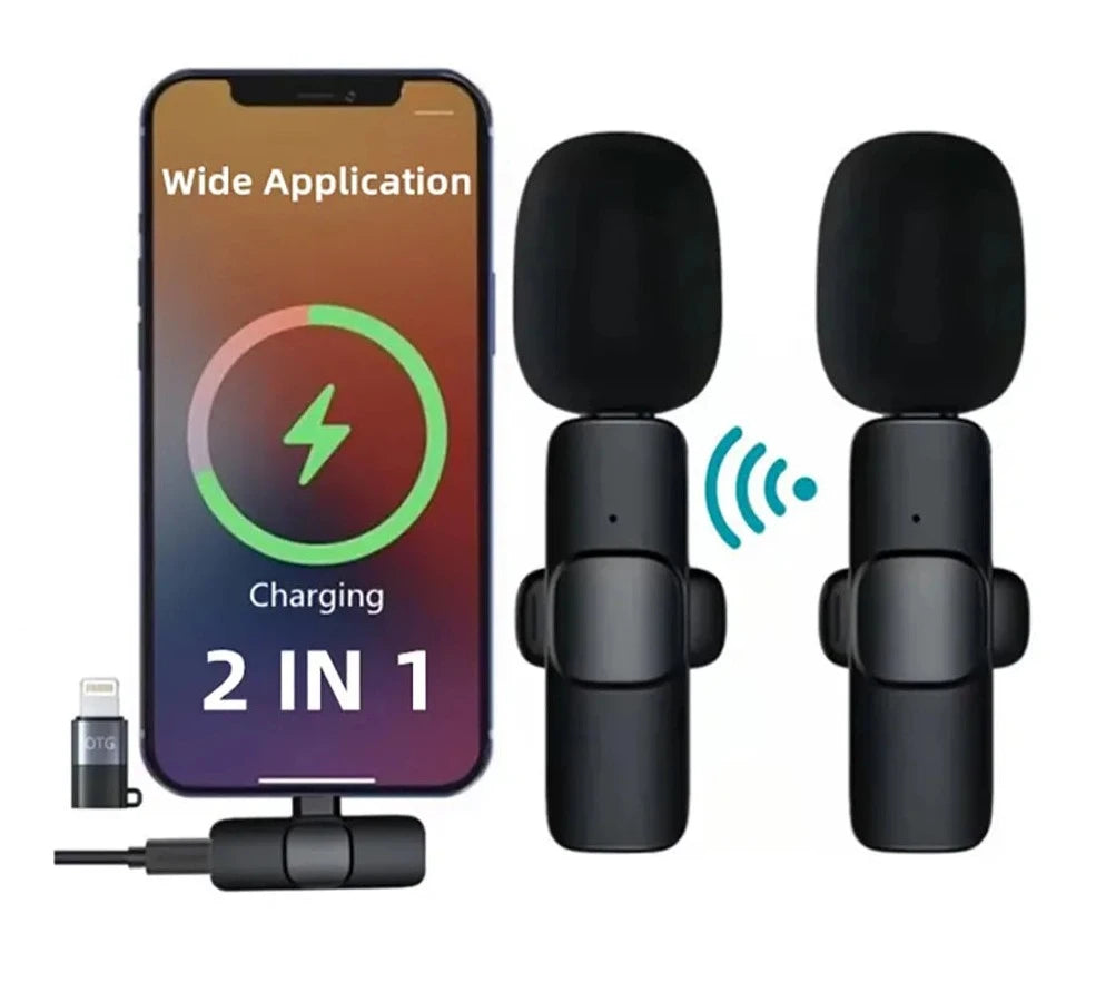 Kabellose Mini Mikrofon für Android und iOS