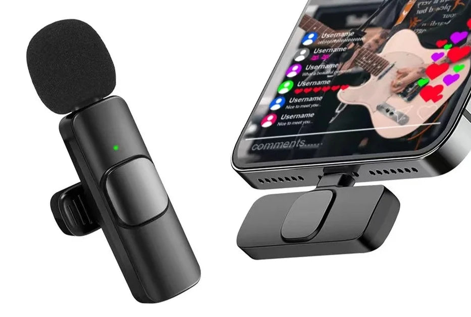 Kabellose Mini Mikrofon für Android und iOS